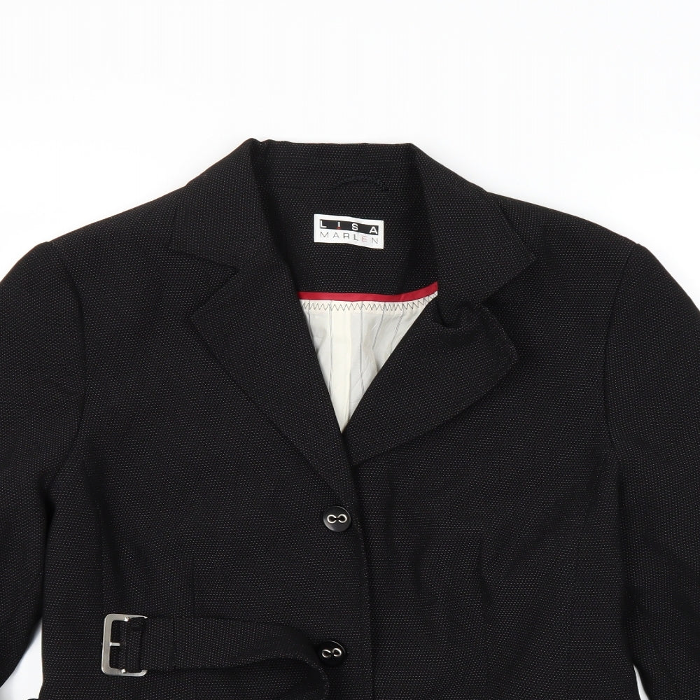 lisa marlen Womens Black   Jacket Coat Size 18