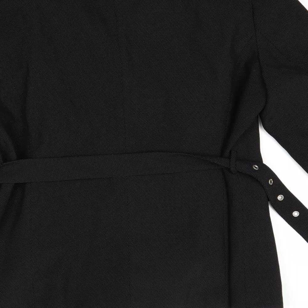 lisa marlen Womens Black   Jacket Coat Size 18