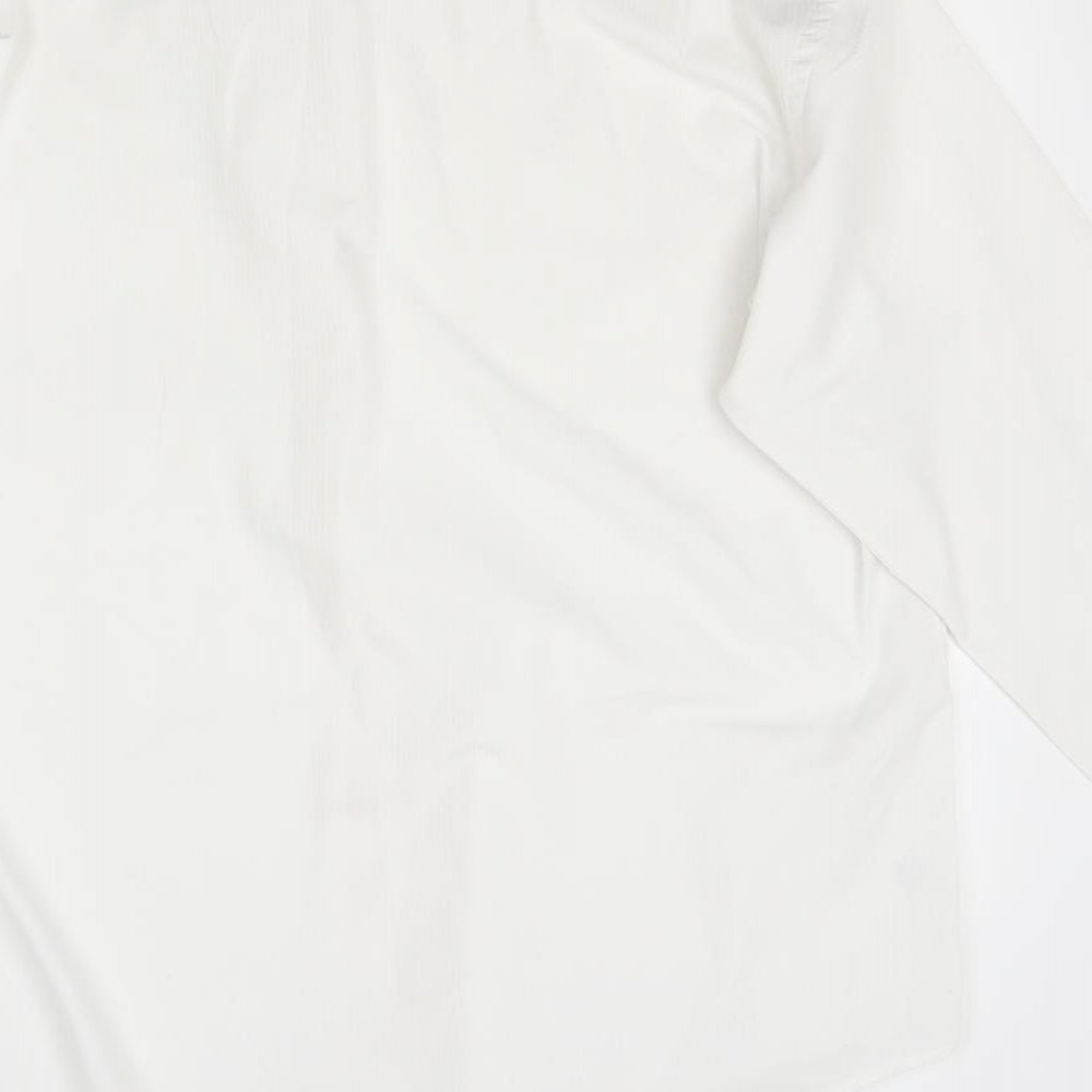 Pierre Cardin Mens White    Dress Shirt Size 16.5