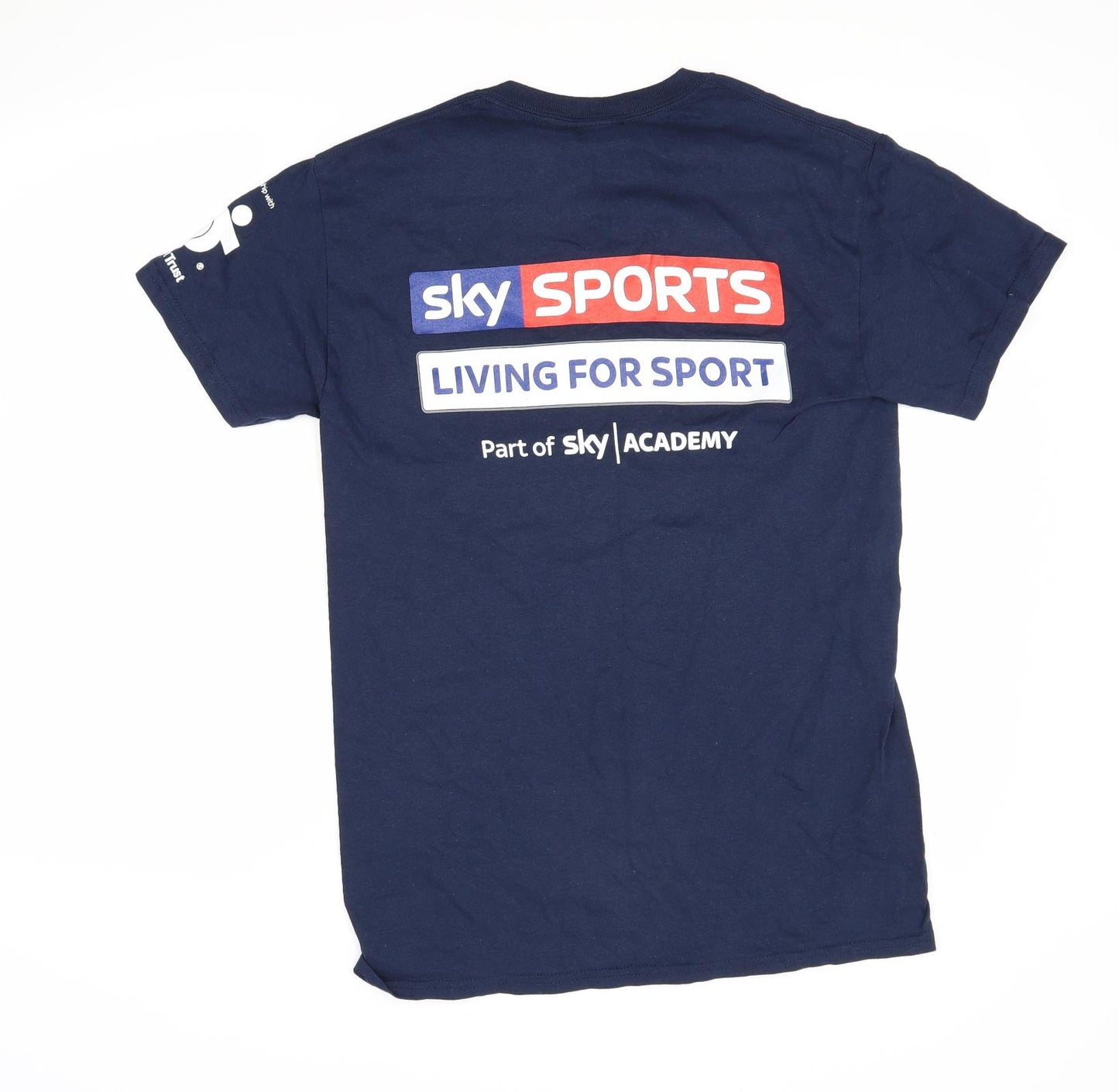 sky  Mens Blue    T-Shirt Size S  - Sky sports