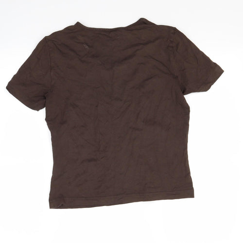 Gerry Weber Womens Brown   Basic T-Shirt Size 8