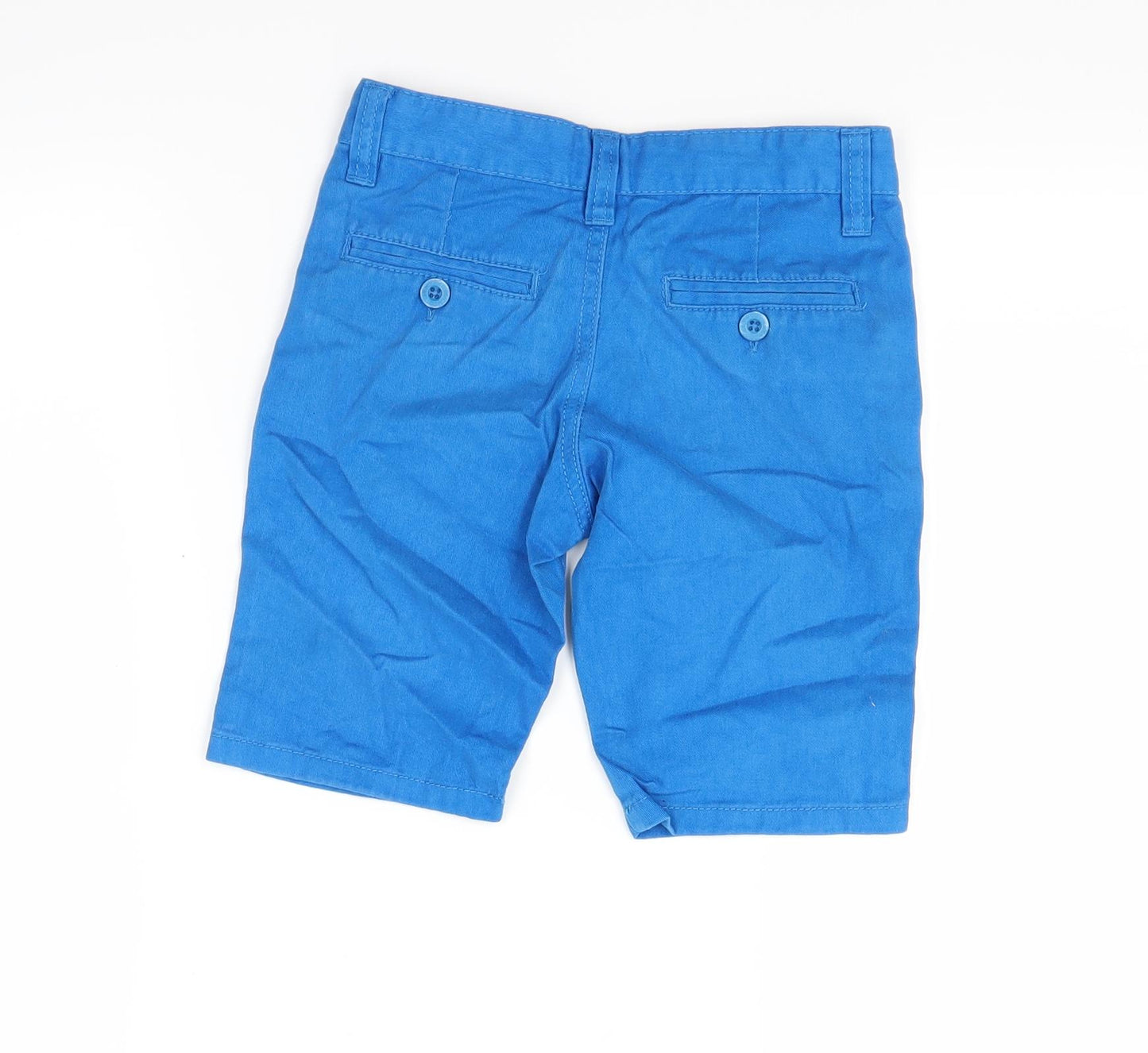 Primark Boys Blue   Chino Shorts Size 4-5 Years