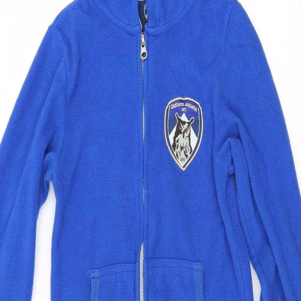 Oldham Athletics Boys Blue  Fleece  Bodysuit Size 9-10 Years  - Oldham Athletic AFC