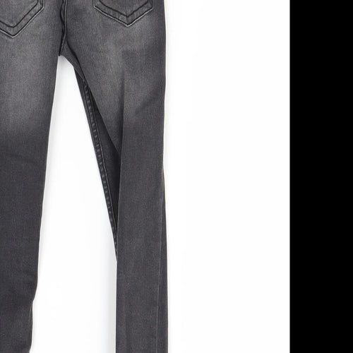 Primark Boys Black  Denim Skinny Jeans Size 4-5 Years