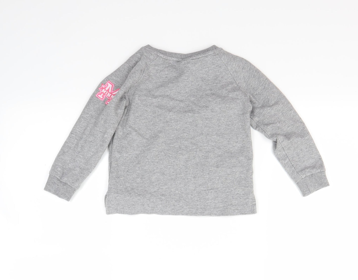 TU Girls Grey   Pullover Sweatshirt Size 2 Years  - Minnie mouse