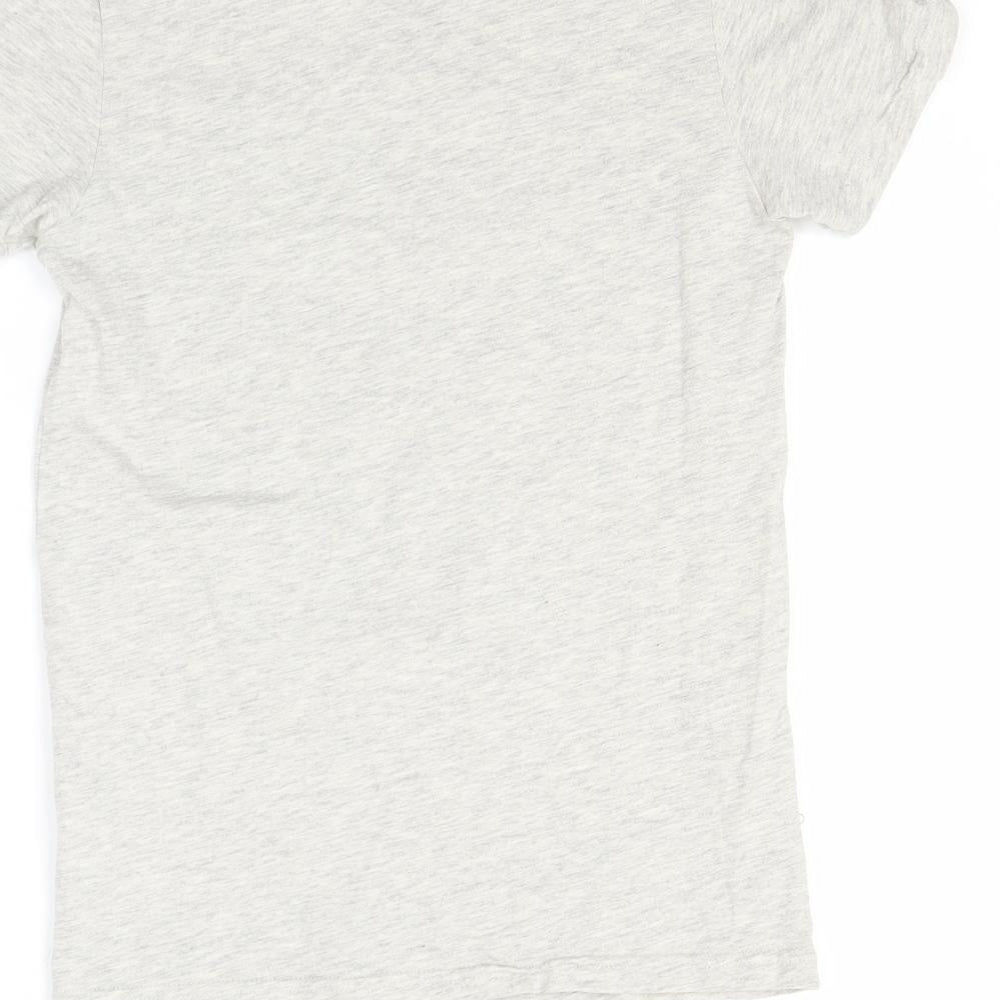 Preworn Boys Grey   Basic T-Shirt Size 11-12 Years