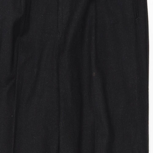 Bruno Saint Hilaire Mens Black   Trousers  Size 34 L29 in