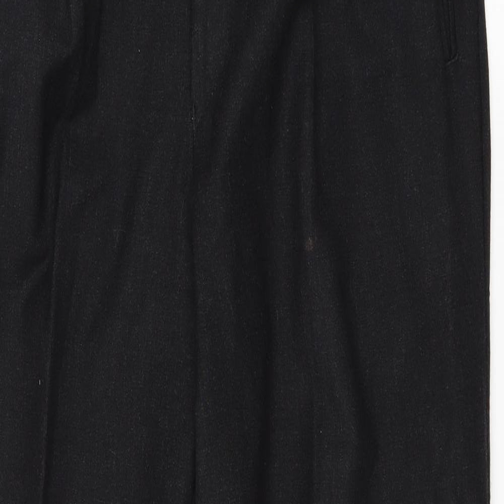Bruno Saint Hilaire Mens Black   Trousers  Size 34 L29 in