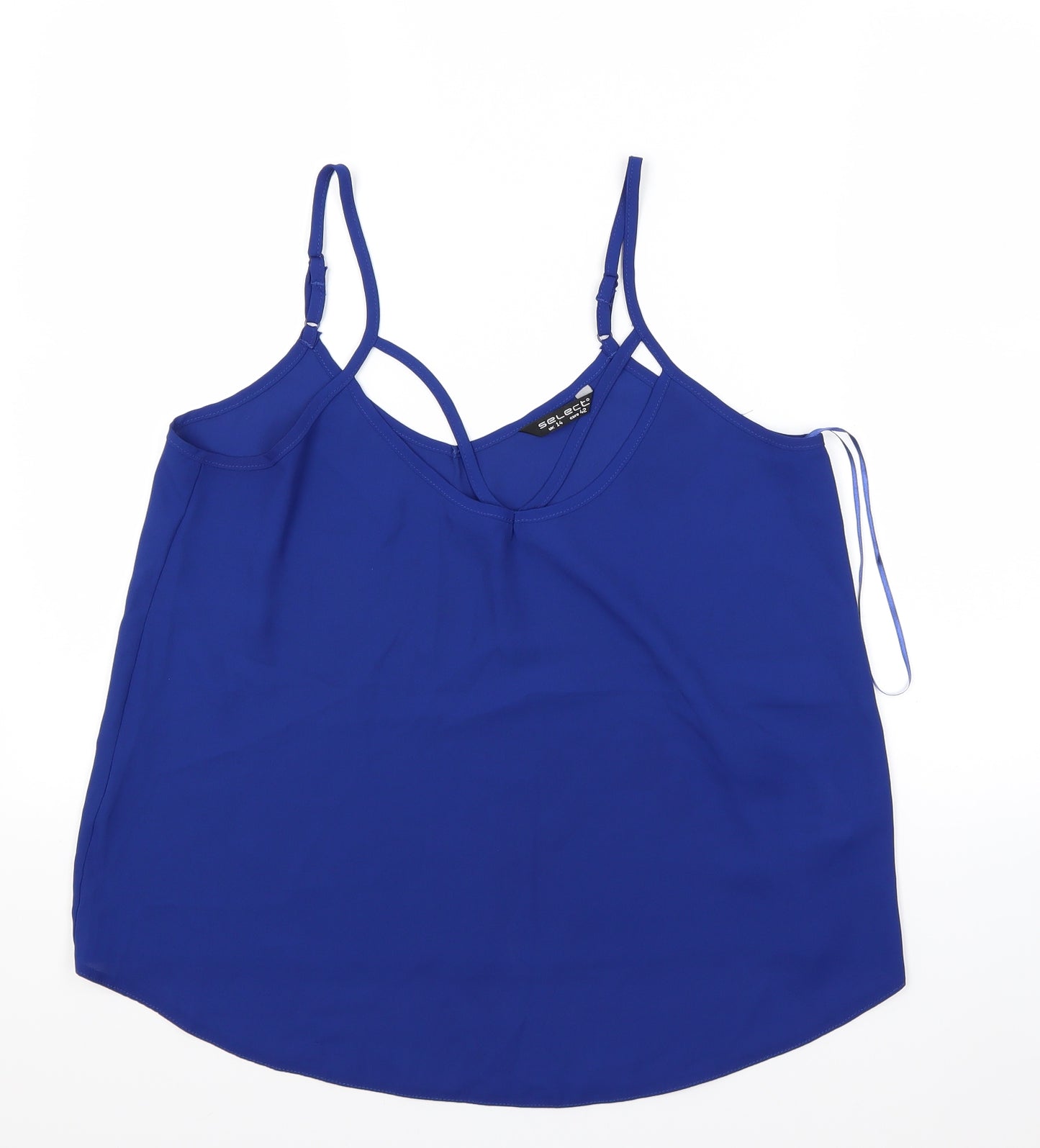 Select Womens Blue   Camisole Blouse Size 14