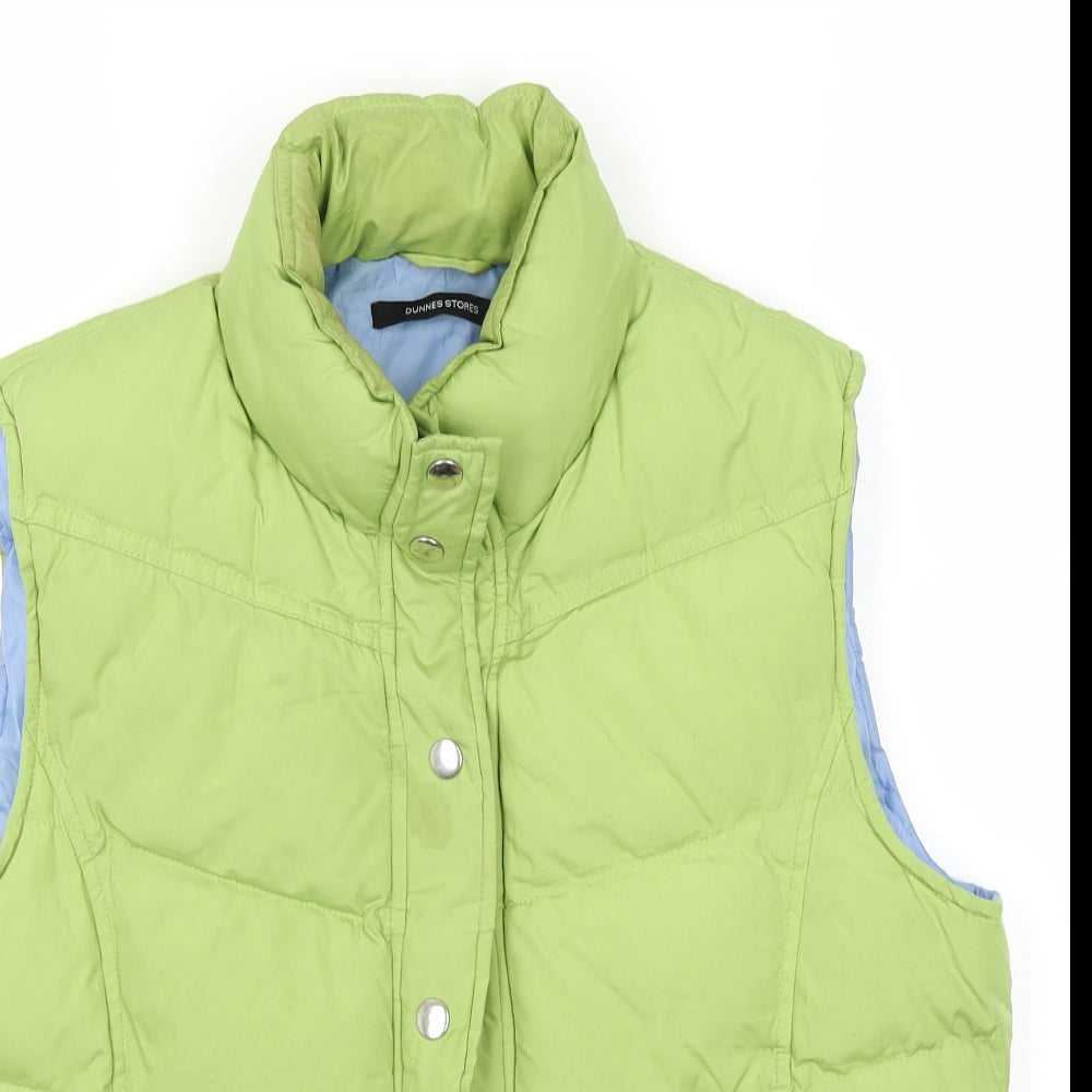 dunnes Womens Green   Gilet Coat Size 12