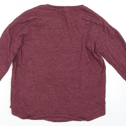 New Look Womens Red   Basic T-Shirt Size 10