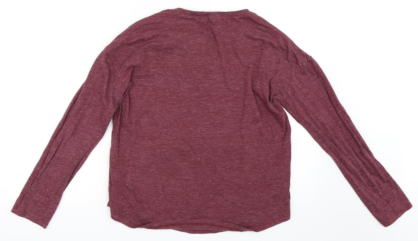 New Look Womens Red   Basic T-Shirt Size 10
