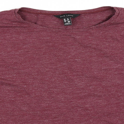 New Look Womens Red   Basic T-Shirt Size 10
