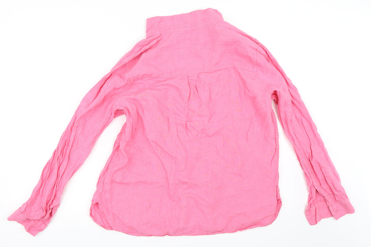 Marks and Spencer Womens Pink   Basic Button-Up Size 16