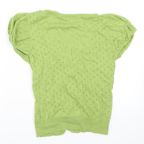 Dorothy Perkins Womens Green   Cardigan Jumper Size 10