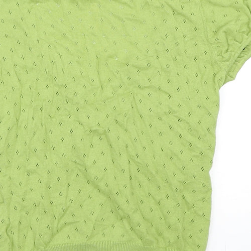 Dorothy Perkins Womens Green   Cardigan Jumper Size 10