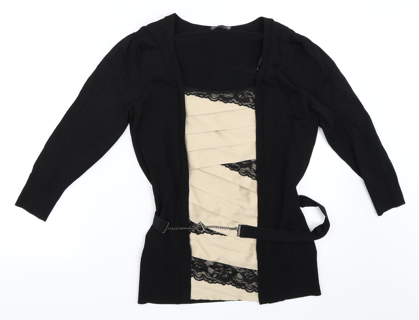 Julien Macdonald Womens Black   Basic Blouse Size 14