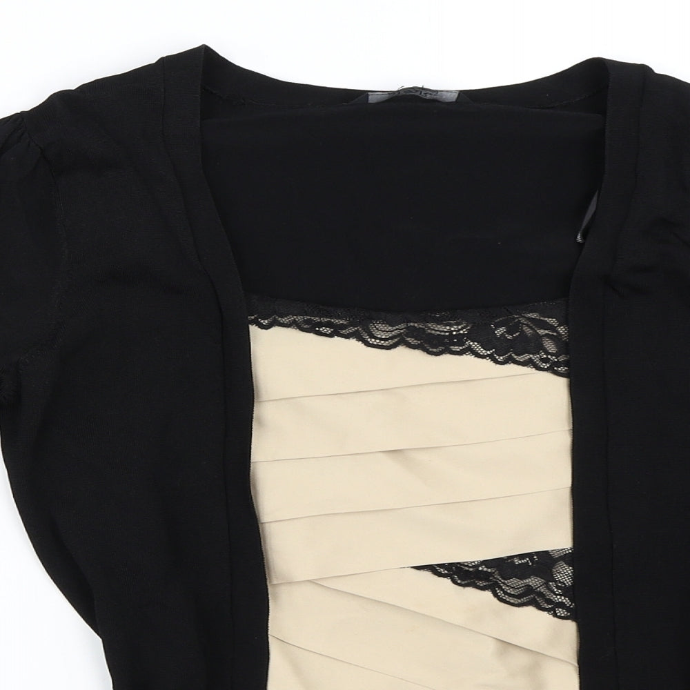 Julien Macdonald Womens Black   Basic Blouse Size 14