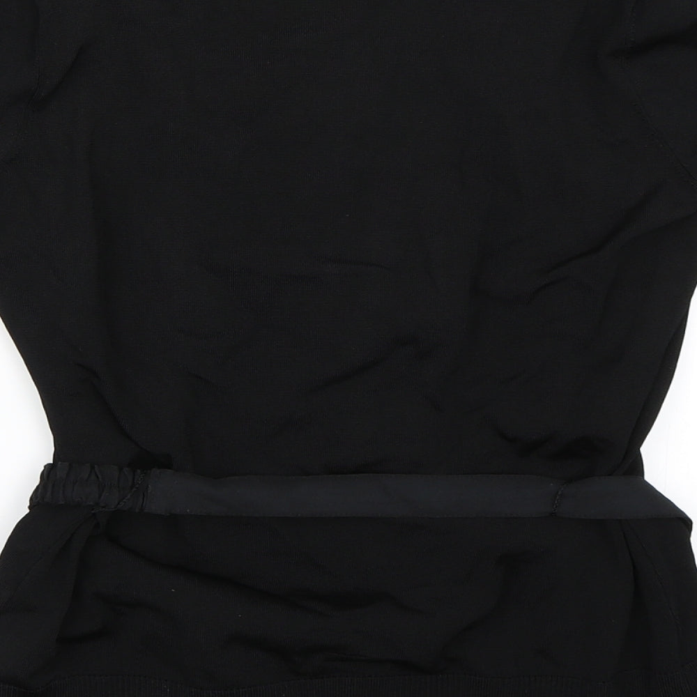 Julien Macdonald Womens Black   Basic Blouse Size 14