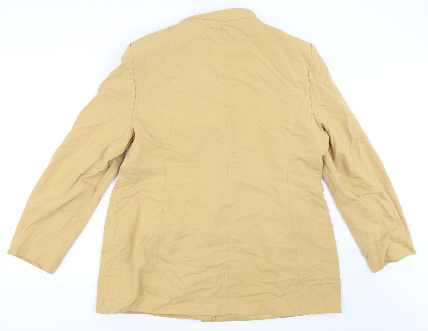 Style Repost Womens Yellow   Overcoat Coat Size 20
