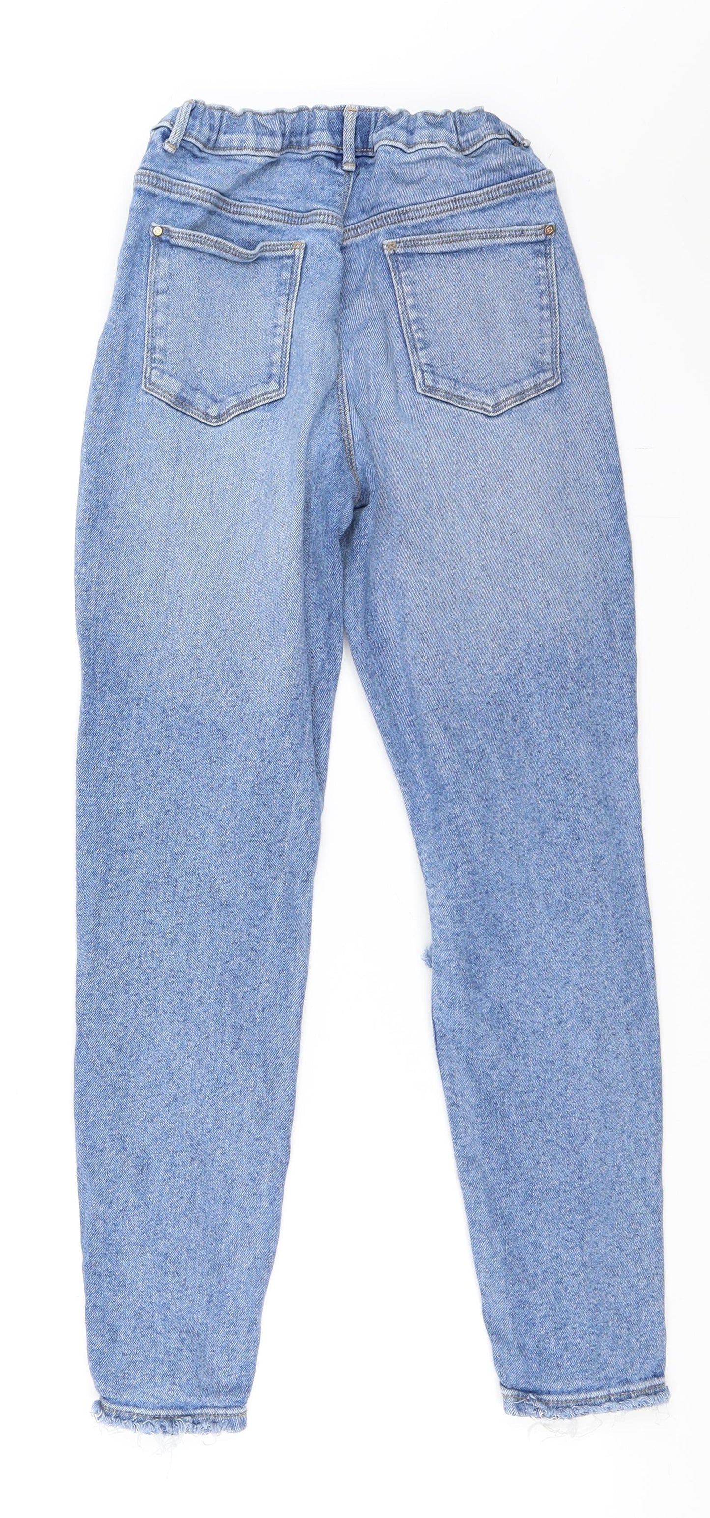 River Island Girls Blue  Denim Skinny Jeans Size 11 Years