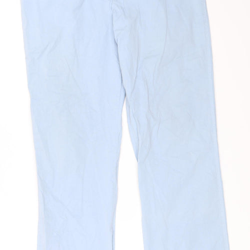Anna Gui Womens Blue   Chino Trousers Size 42 L30 in