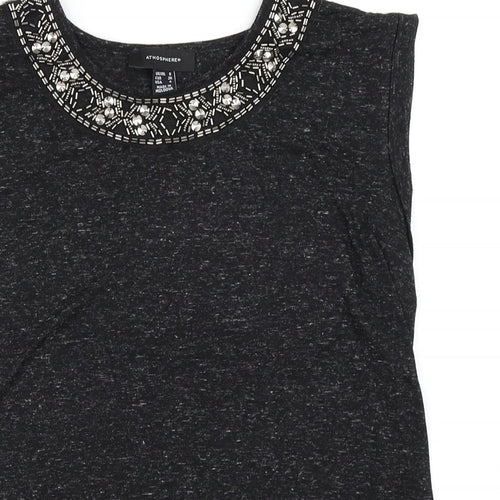 Atmosphere Womens Black   Basic Tank Size 8