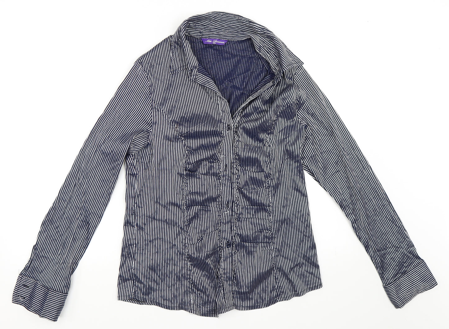 Preworn Womens Blue   Basic Button-Up Size 2XL