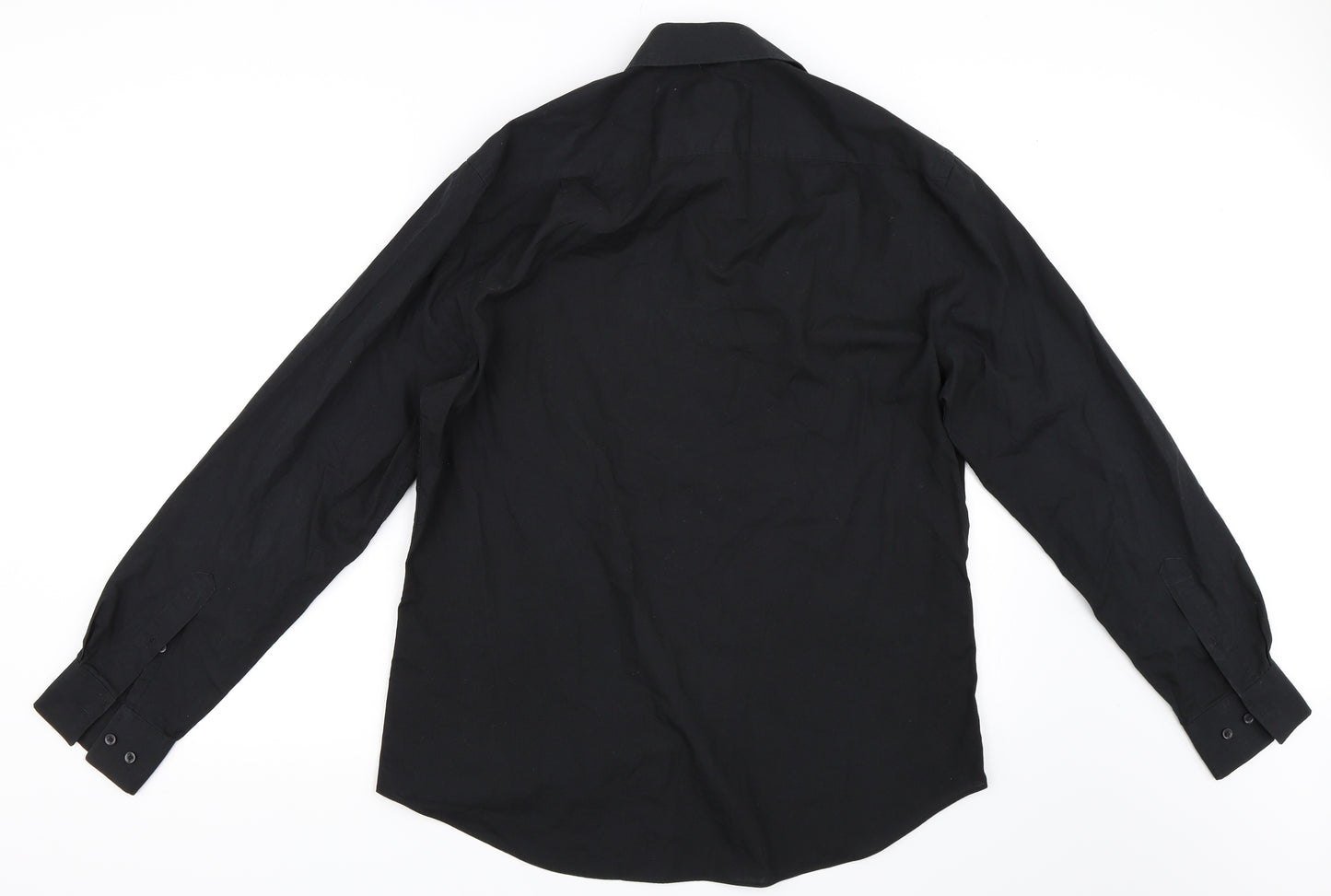 Tailor & Cutter Mens Black    Dress Shirt Size 16