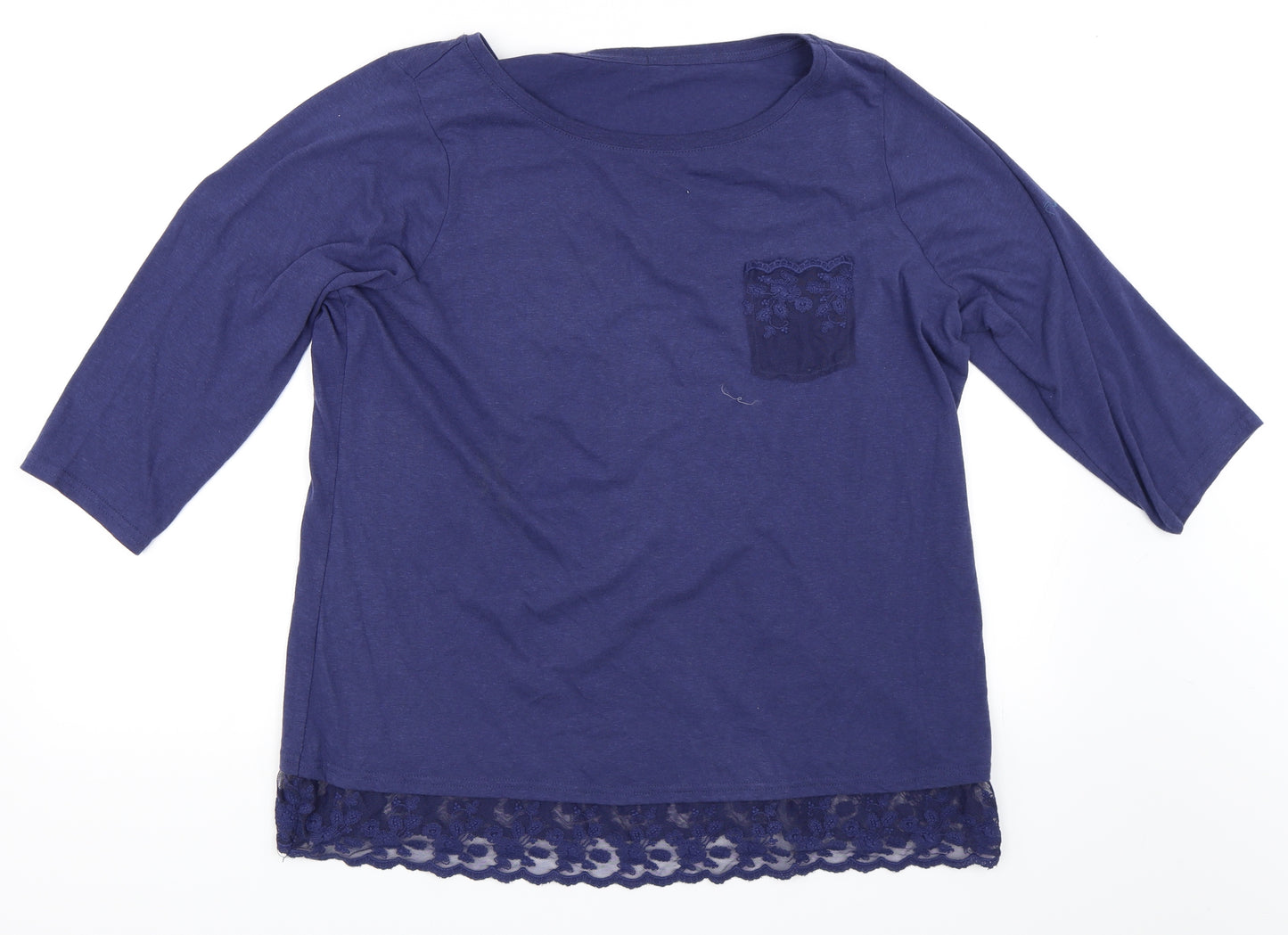 George Womens Blue   Basic T-Shirt Size 20