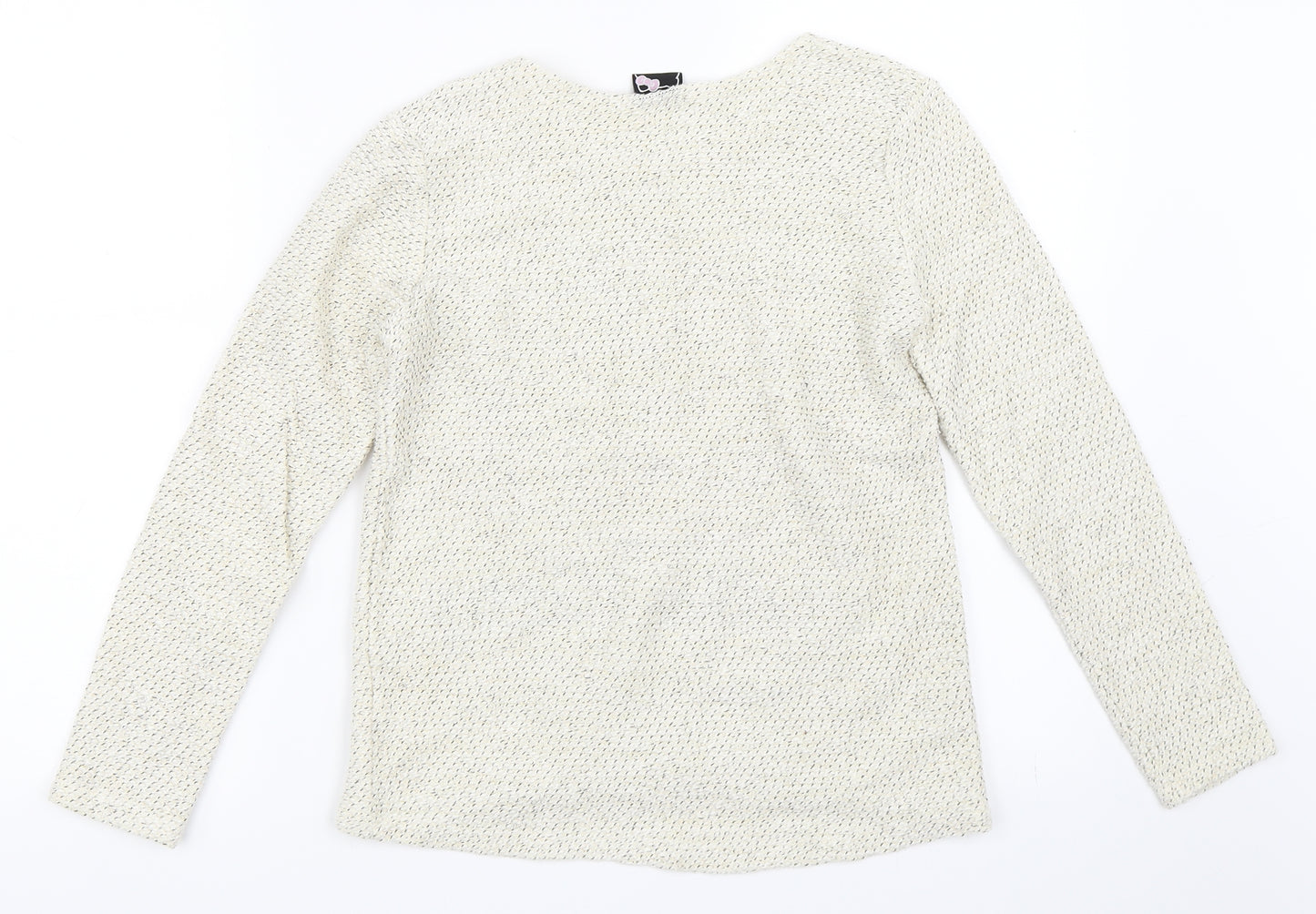 George Girls Beige   Pullover Jumper Size 10-11 Years  - hello kitty