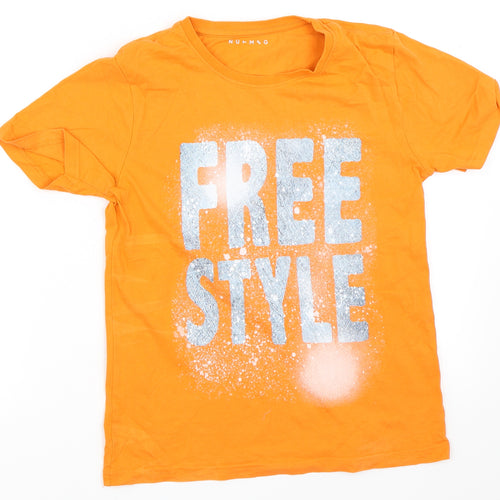 Nutmeg Boys Orange   Basic T-Shirt Size 12-13 Years