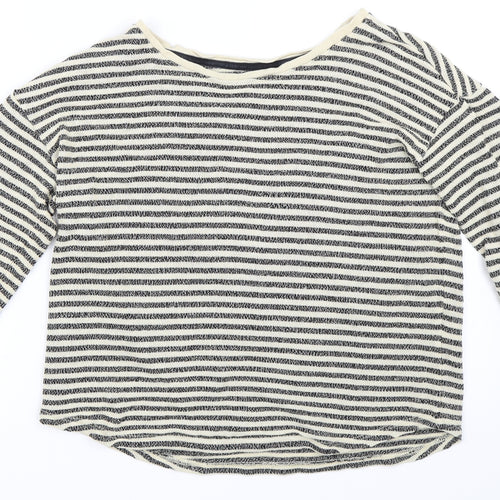 NEXT Womens Beige Striped  Pullover Jumper Size 10