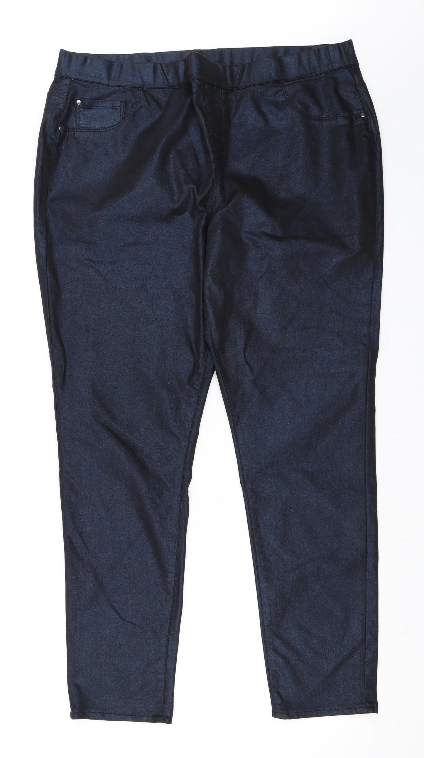 George Womens Blue   Jegging Trousers Size 18 L28 in