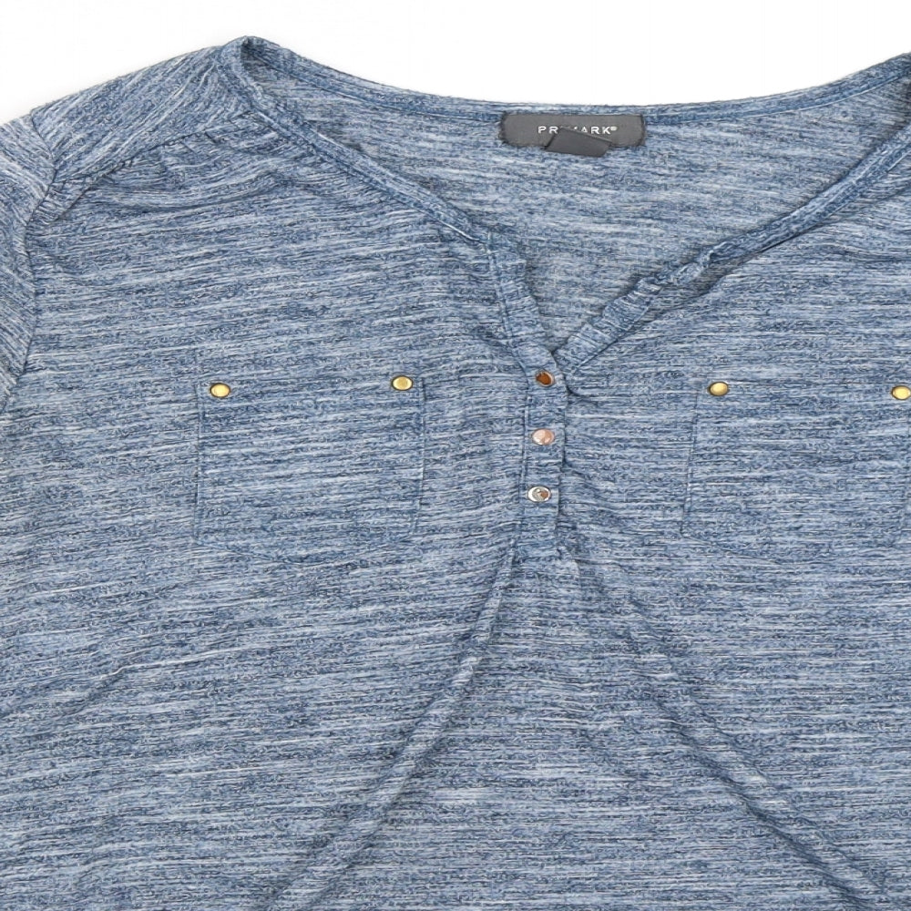 Primark Womens Blue   Basic T-Shirt Size L