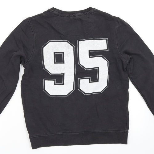 Marks and Spencer Girls Grey   Pullover Sweatshirt Size 9-10 Years  - bear