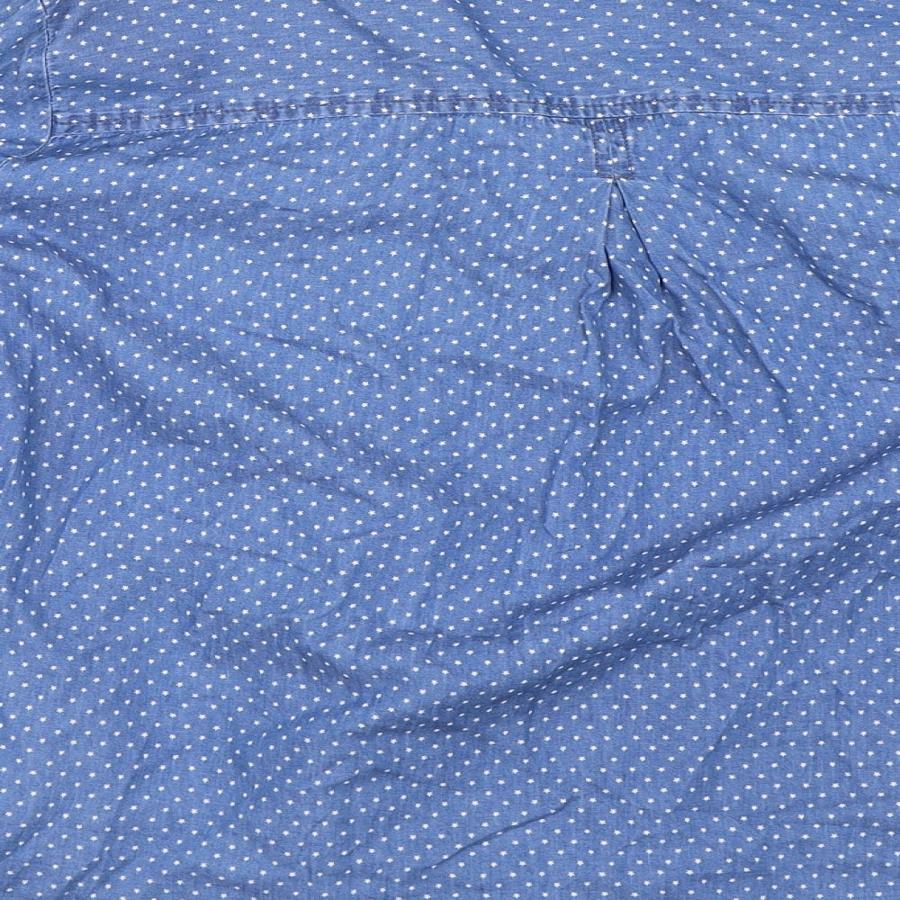 NEXT Womens Blue   Basic Button-Up Size 20