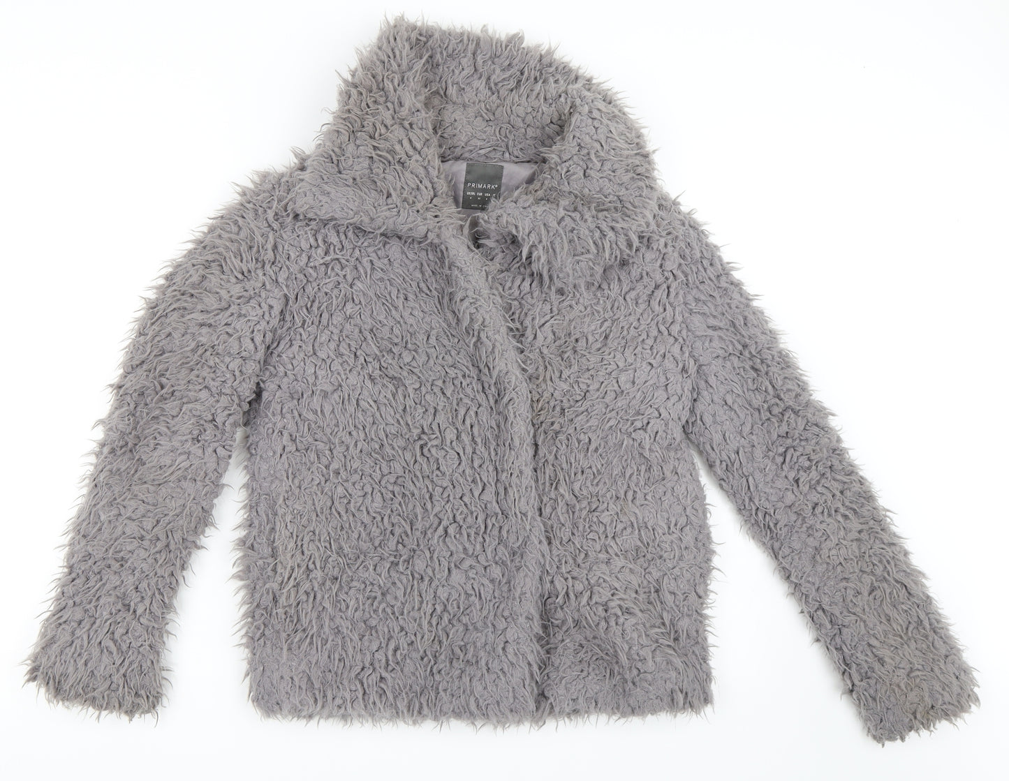 Primark Womens Grey   Jacket Coat Size 4