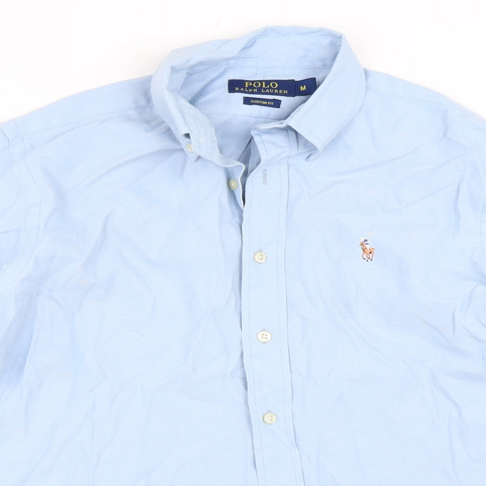 Polo Ralph Lauren Mens Blue    Button-Up Size M