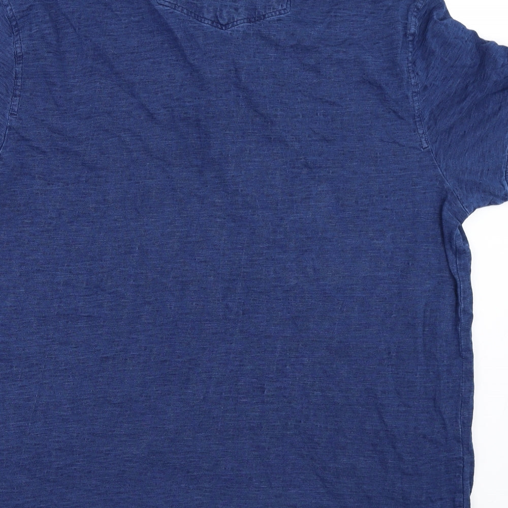 Fat Face Mens Blue    Polo Size XL