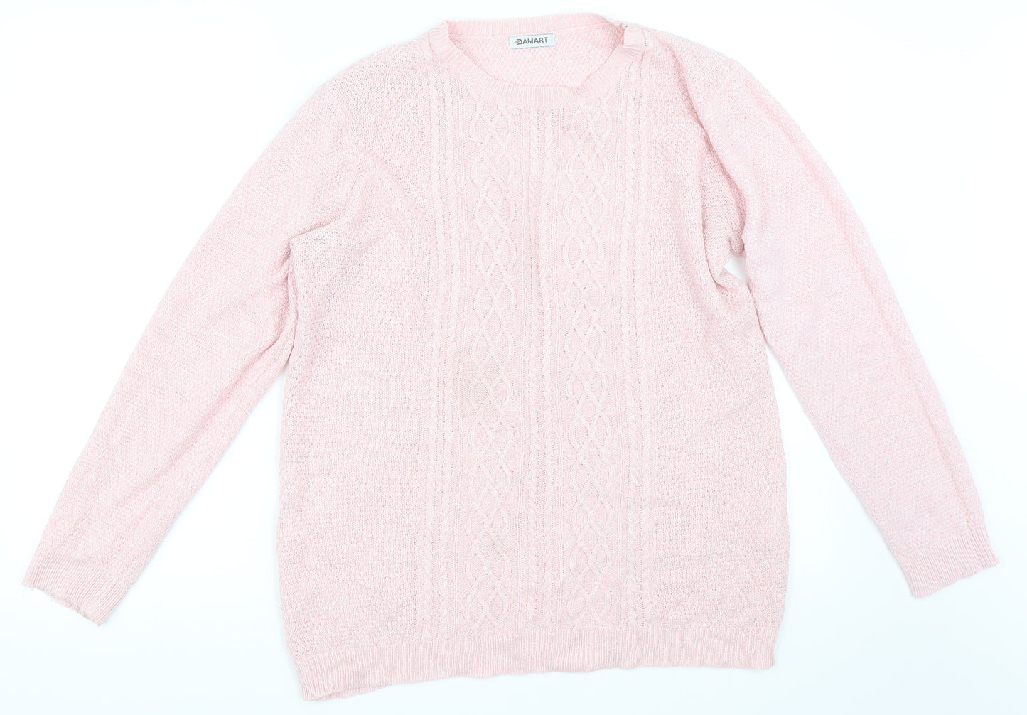 Damart Womens Pink   Pullover Jumper Size M