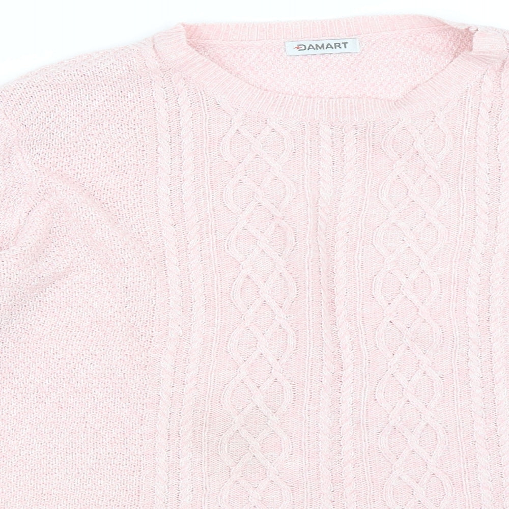 Damart Womens Pink   Pullover Jumper Size M