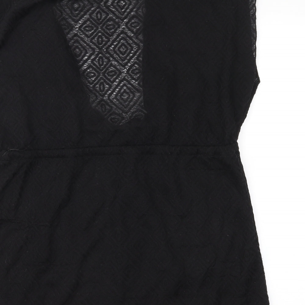 Atmosphere Womens Black   Tunic Blouse Size M  - Beach wear