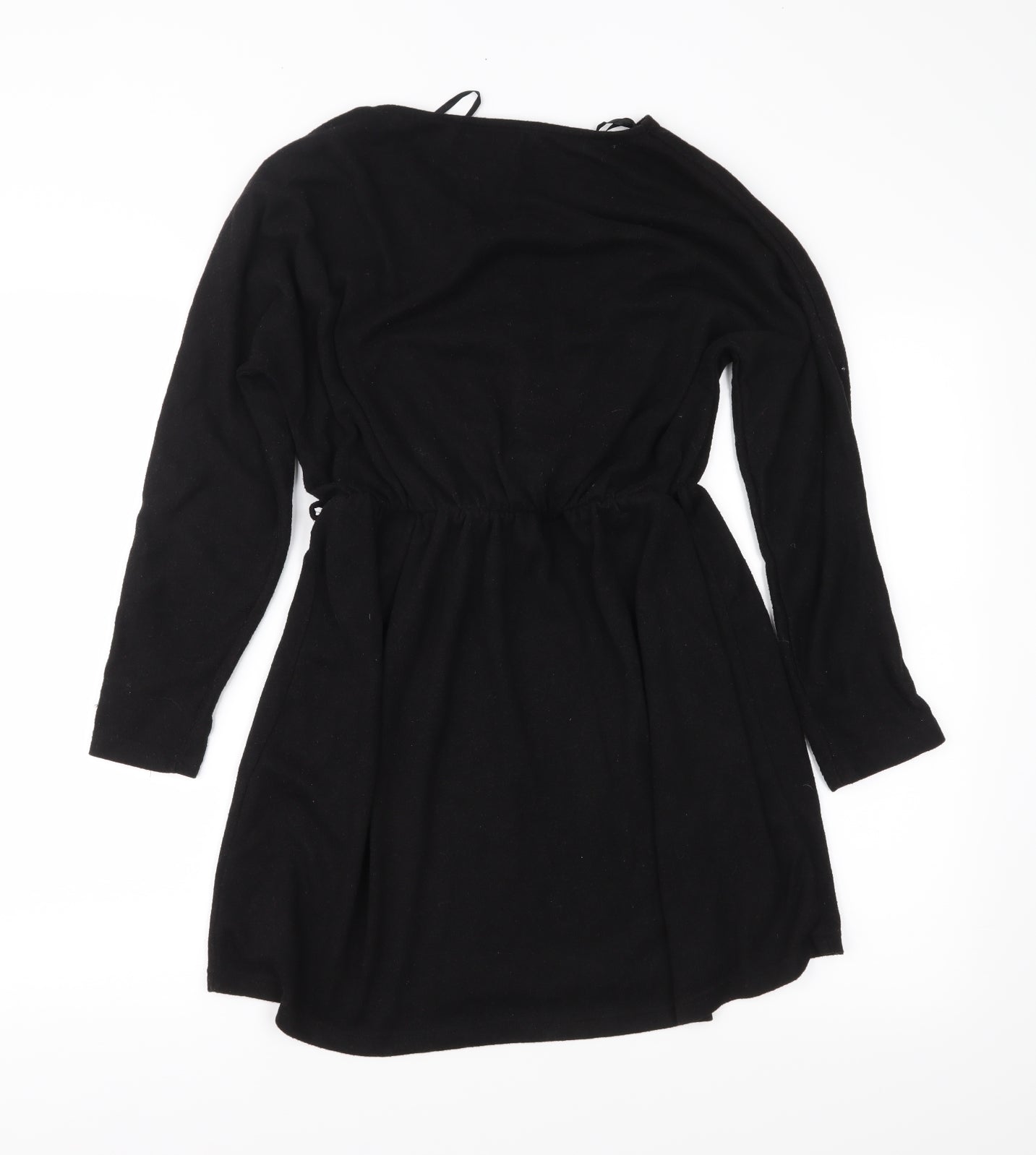 Boohoo Womens Black  Knit Fit & Flare  Size 12