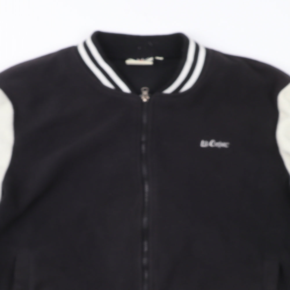 Lee Cooper Mens Black  Fleece Jacket  Size L
