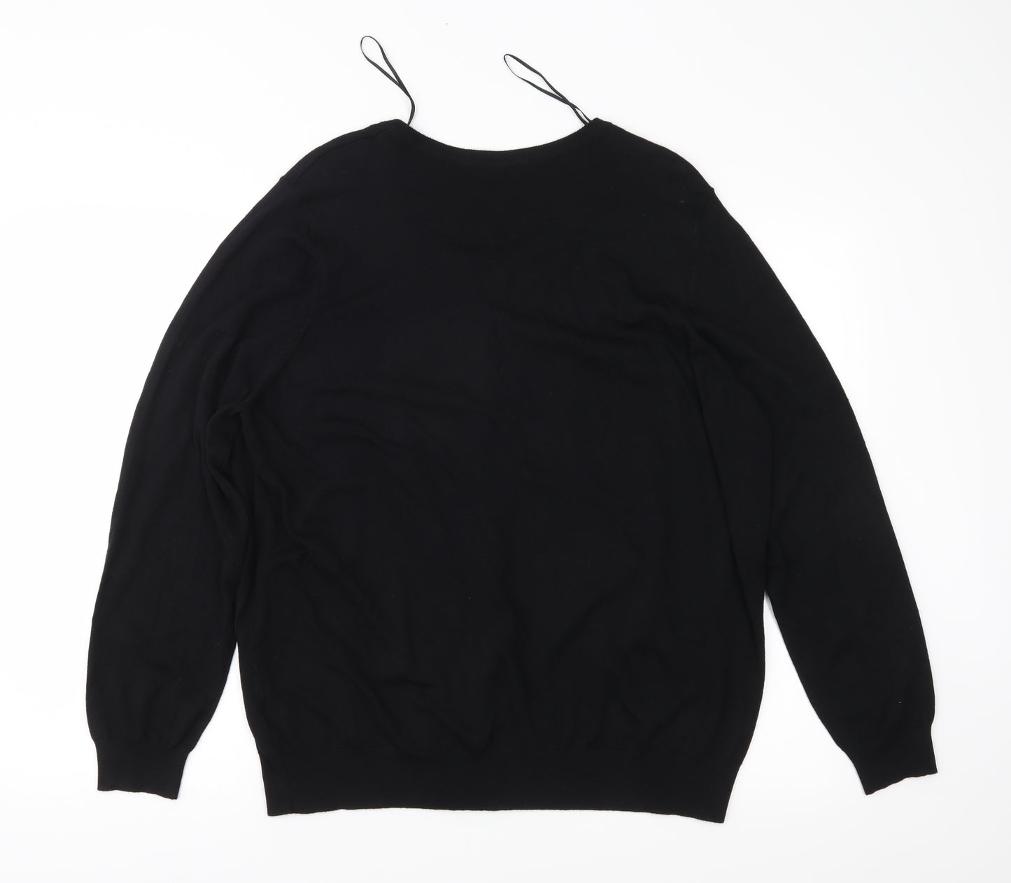 George Womens Black  Knit Cardigan Jumper Size 14