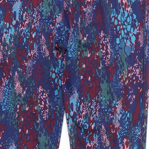 TU Womens Black Camouflage  Compression Leggings Size 14 L26 in
