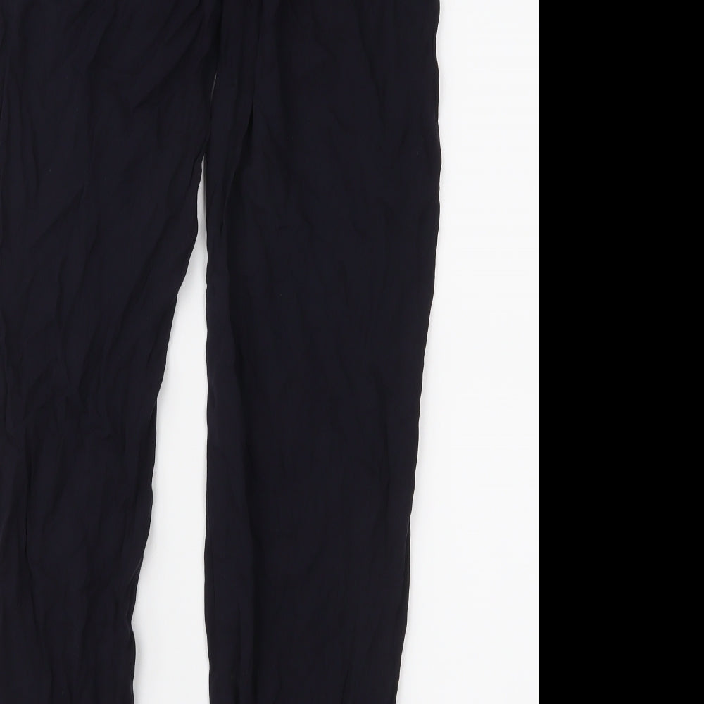 Divided Womens Black   Trousers  Size 6 L27 in