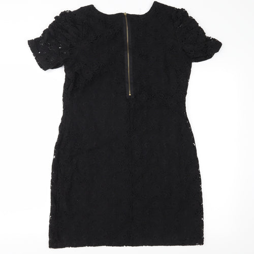 Evie Womens Black  Lace Shift  Size 14