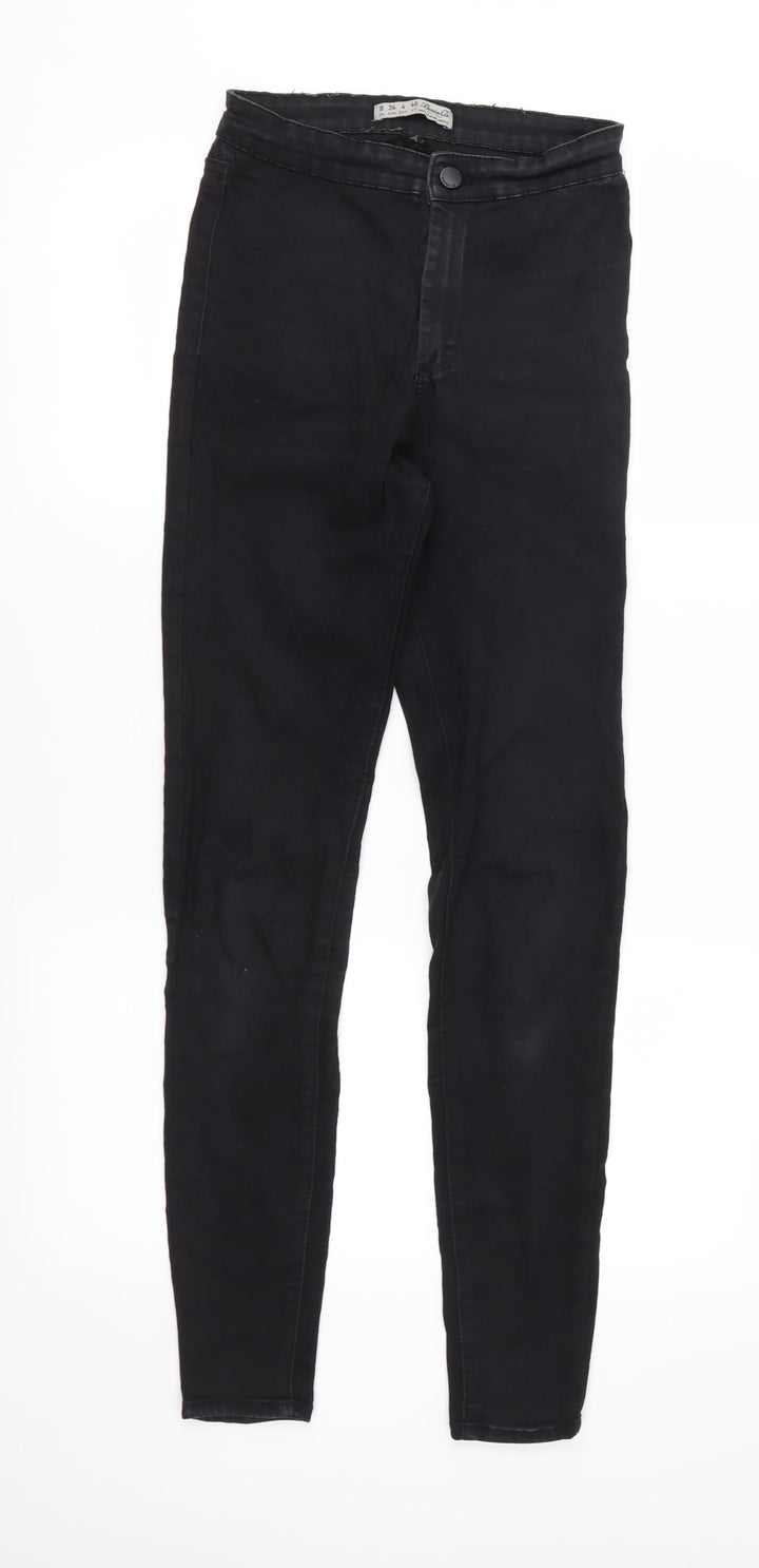 Denim & Co. Womens Black Denim Skinny Jeans Size 8 L30 in